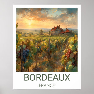 Hilly Vineyard Personalized Poster