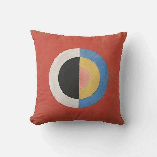 hilma af klimt throw pillow (Front)