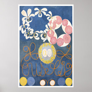 Hilma Af Klint Abstract Art Poster Indigo