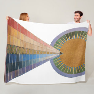 Hilma af Klint - Altarpiece  Fleece Blanket