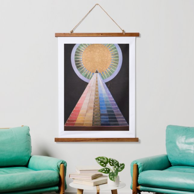 Hilma Af Klint, Altarpiece No.1, Abstract Art Hanging Tapestry (Living Room)