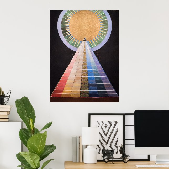 Hilma Af Klint, Altarpiece No.1, Abstract Art Poster (Home Office)