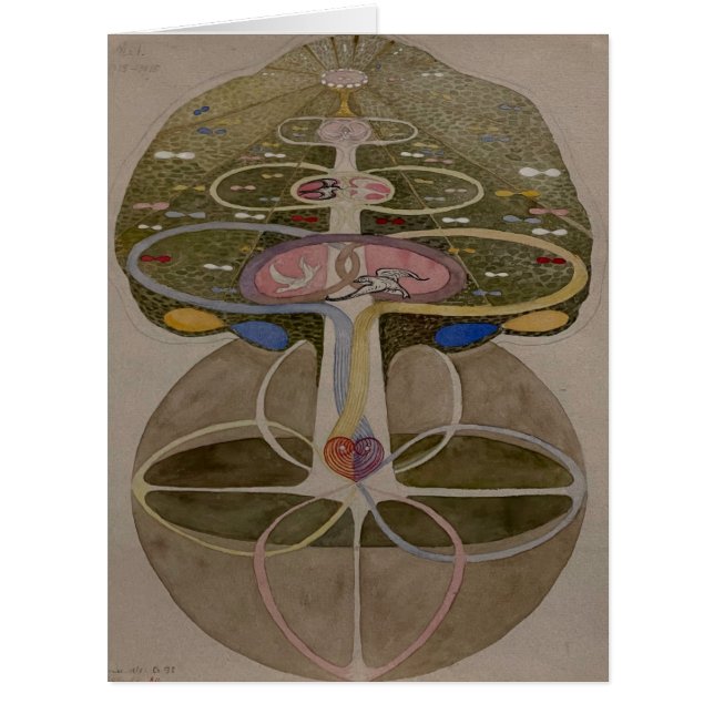 Hilma Af Klint, Arbre De Connaissances No1 Art Abs (Devant)