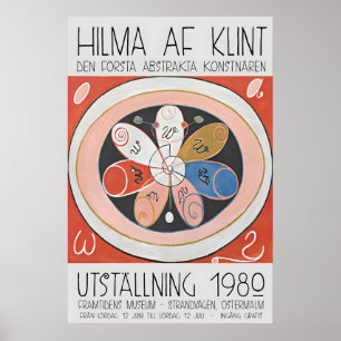 Hilma Af Klint Exhibition Poster Abstract Art
