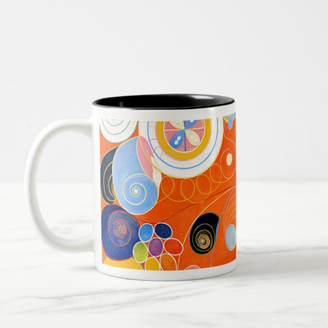 Hilma af Klint Number 3 Two-Tone Coffee Mug (Left)