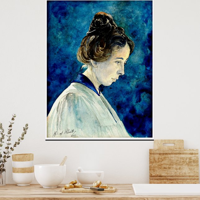 Hilma af Klint - Self-Portrait, 1920  Poster (Kitchen)