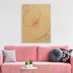 Hilma Af Klint, Seven Point Star No5, Abstract Art Canvas Print