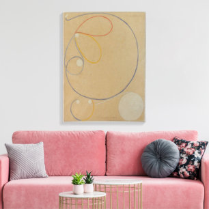 Hilma Af Klint, Seven Point Star No7, Abstract Art Canvas Print