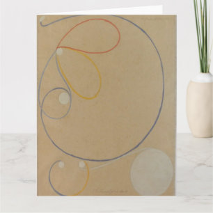 Hilma Af Klint, Seven Point Star No7, Abstract Art Card