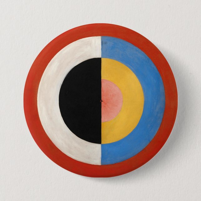 Hilma Af Klint Svanen 3 Inch Round Button (Front)