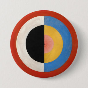 Hilma Af Klint Svanen 3 Inch Round Button