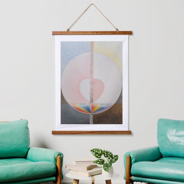 Hilma Af Klint, The Dove No.25, Abstract Art Hanging Tapestry (Living Room)