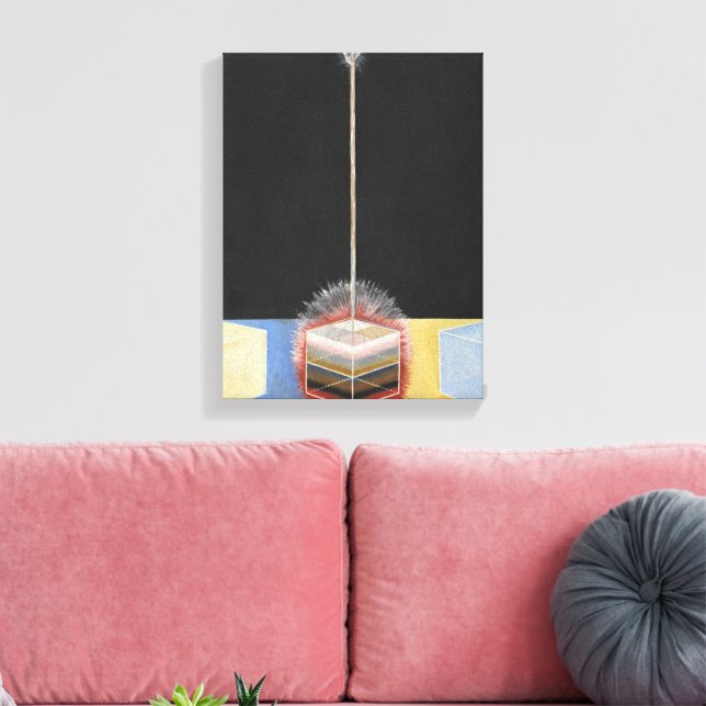 Hilma Af Klint, The Dove No.2, Abstract Art Canvas Print (Insitu(LivingRoom))