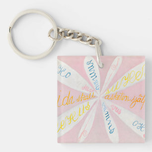 Hilma af Klint - The Eros Series, nr. 5 Keychain
