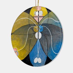 Hilma af Klint - The Evolution, 9 Ceramic Ornament