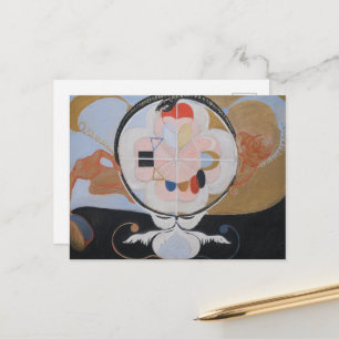 Hilma Af Klint, The Evolution No.13, Abstract Art Postcard