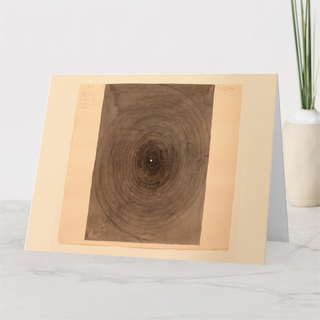 Hilma Af Klint, The Parsifal No.1 , Abstract Art Card (Front)