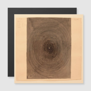 Hilma Af Klint, The Parsifal No.1 , Abstract Art Magnetic Invitation