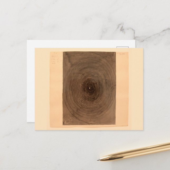 Hilma Af Klint, The Parsifal No.1 , Abstract Art Postcard (Front/Back In Situ)