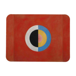 Hilma Af Klint, The Swan No.17, Abstract Art Magnet