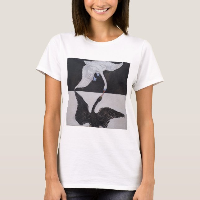 Hilma Af Klint, The Swan No.1, Abstract Art T-Shirt (Front)