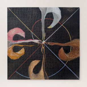Hilma Af Klint, The Swan No.7, Abstract Art Jigsaw Puzzle