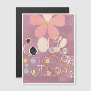 Hilma Af Klint, The Ten Largest No5, Abstract Art Magnetic Invitation