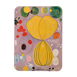 Hilma Af Klint, The Ten Largest No7, Abstract Art Magnet