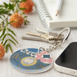Hilma af Klint  - The Ten Largest, No. 1_6500,9100 Keychain