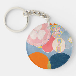 Hilma af Klint - The Ten Largest, No. 2, Childhood Keychain