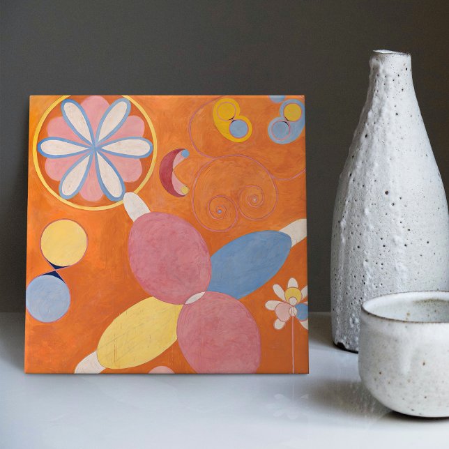 Hilma Af Klint The Ten Largest No. 4 Abstract Tile (Creator Uploaded)