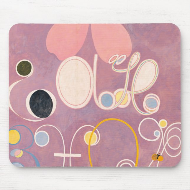 Hilma af Klint The Ten Largest No.5 Mouse Pad (Front)