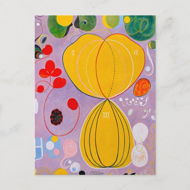 Hilma af Klint - The Ten Largest No. 7 Postcard (Front)