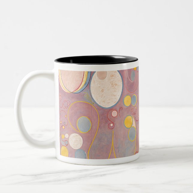 Hilma af Klint The Ten Largest No.7 Two-Tone Coffee Mug (Left)