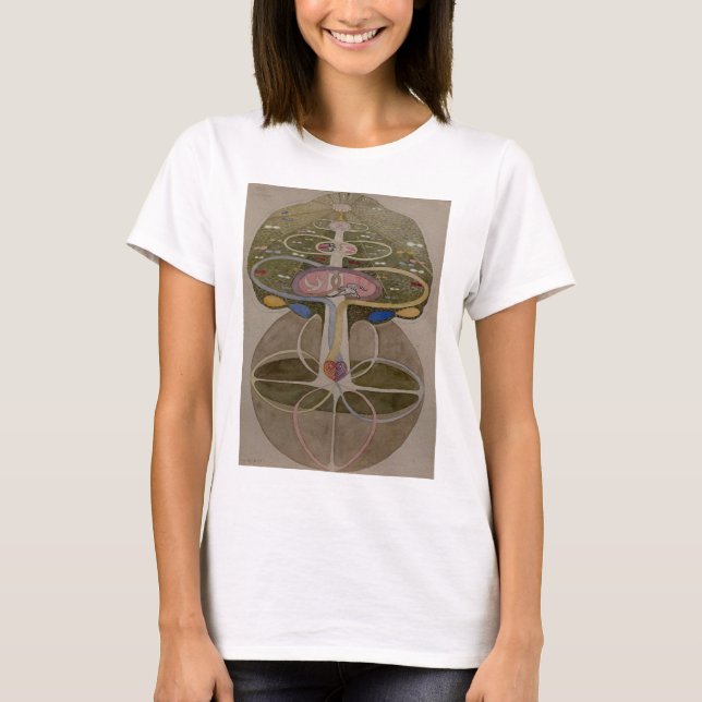 Hilma Af Klint, Tree Of Knowledge No1 Abstract Art T-Shirt (Front)