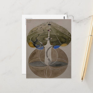 Hilma Af Klint, Tree Of Knowledge No2 Abstract Art Postcard