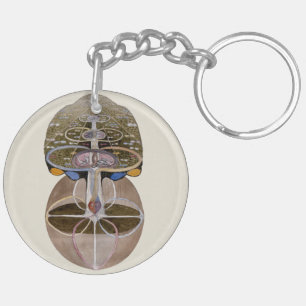 Hilma af Klint - Tree of Knowledge, No. 1 Keychain