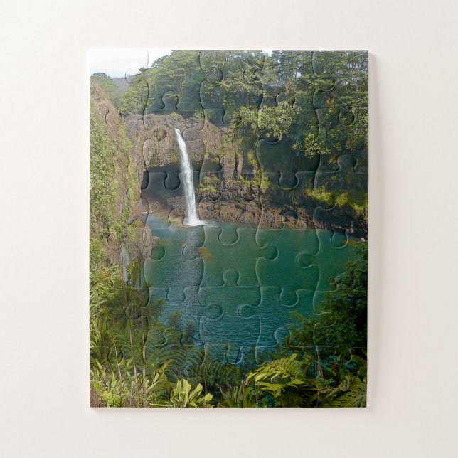  HILO, BIG ISLAND, HAWAII--RAINBOW FALLS JIGSAW PUZZLE (Vertical)