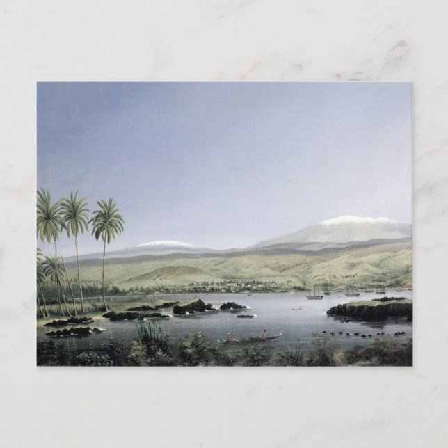 'Hilo from the Bay' - James Gay Sawkins Carte post (Devant)