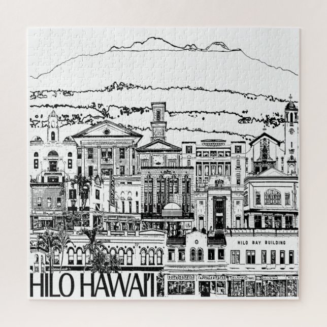 Hilo Hawaii Puzzle (Vertical)