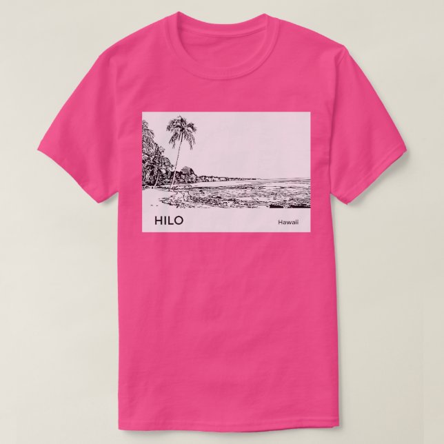 Hilo Hawaii TShirt (Design Front)