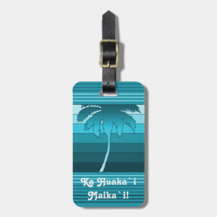 Hilo Hawaiian Palms Customizable Luggage Tags