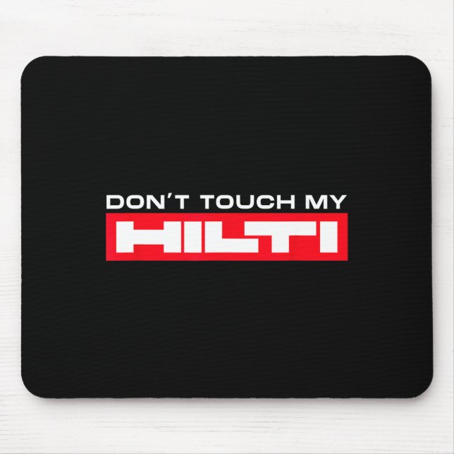Hilti Fan Construction - Men's Black Short Sleeve  Mouse Pad (Front)