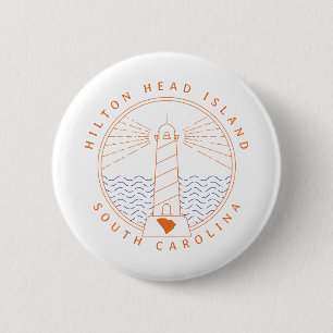 Hilton Head Island Lighthouse 2 Inch Round Button