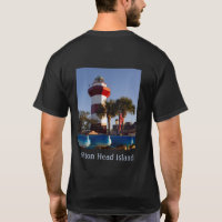 Hilton Head Island Lighthouse Black Men's T-Shirt
