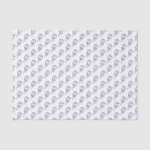 Hilton Head Island SC Vintage Map Navy Blue Tissue Paper