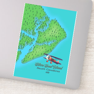 Hilton Head island South Carolina Map