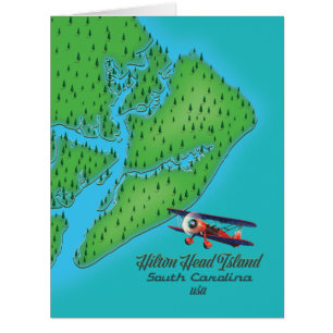 Hilton Head island South Carolina Map