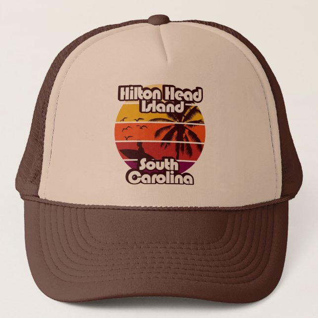 Hilton Head Island South Carolina Trucker Hat (Front)