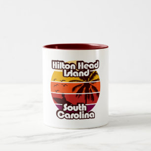 Hilton Head Island South Carolina Two-Tone Coffee Mug